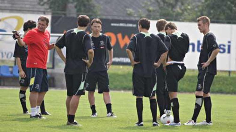 Slovenija na treningu