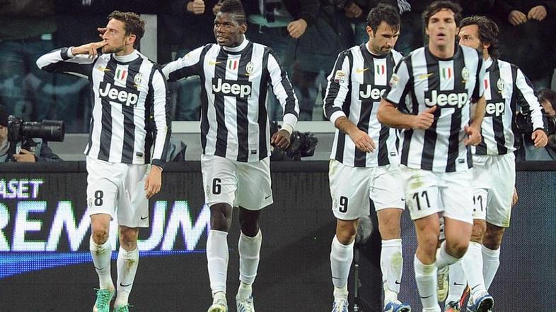 Marchisio Pogba Pirlo Vučinić Juventus Torino Serie A mestni derbi Italija liga 