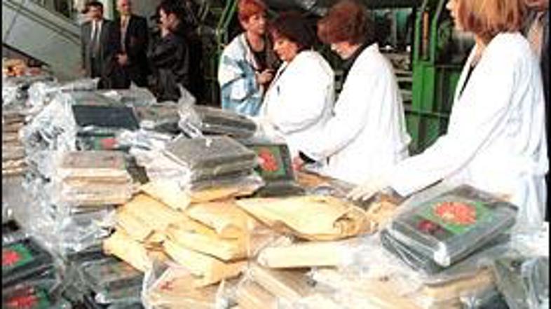 Odkritja kokaina so v srednji in vzhodni Evropi redka