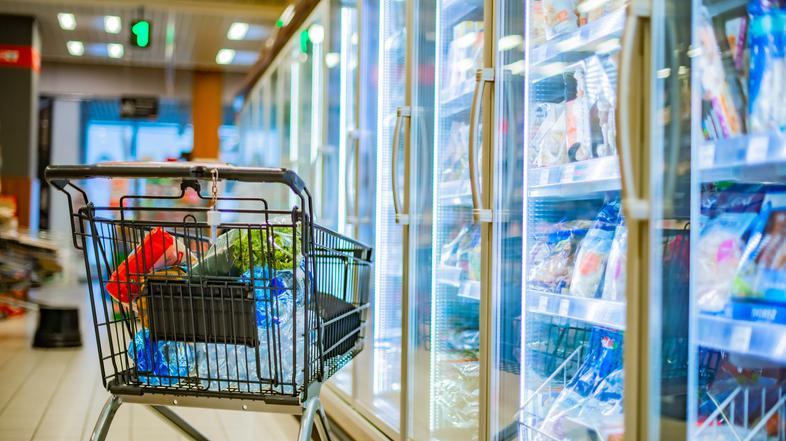 nakupovalni voziček trgovina