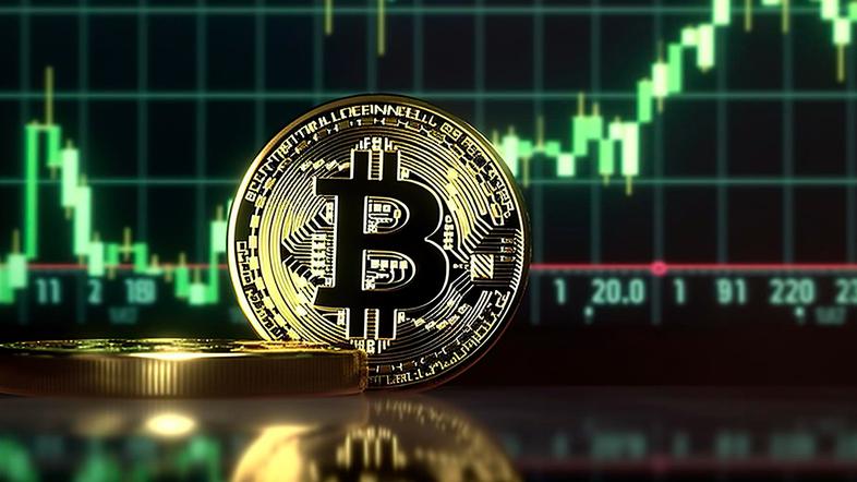 bitcoin, rdeča oranža