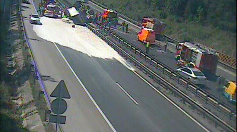 Prometna nesreča pri Vrhniki