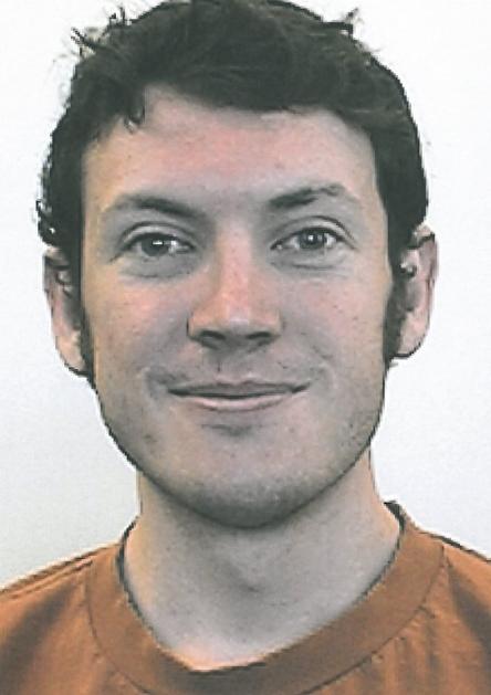 Množični morilec James Holmes.