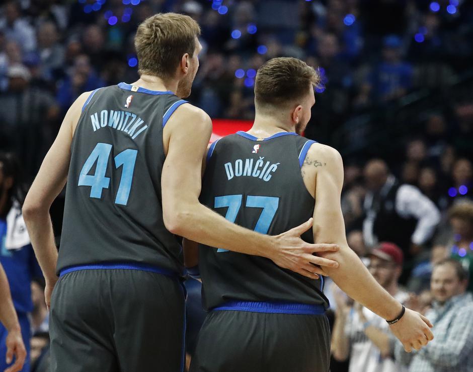 Luka Dončić Dirk Nowitzki | Avtor: Epa