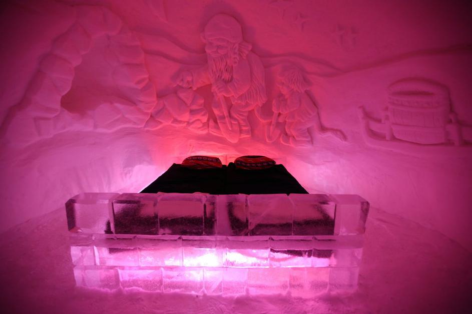 Ledeni hotel na Norveškem.