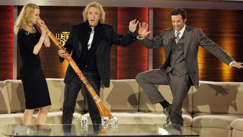 Nicole je pokazala, da zna zaigrati na didžeridu.