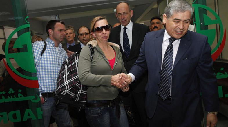 V Tripoli sta k Rubnu prišla njegova teta in stric. (Foto: Reuters)