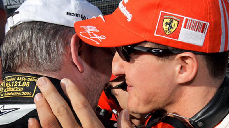 Schumacher in Brawn sta ostala dobra prijatelja. Bosta znova združila moči?