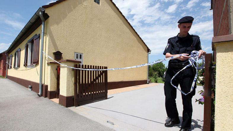 Hiša, v kateri sta bila zakonca umorjena. (Foto: Vlado Kos/CROPIX)