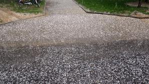 toča, Rožna dolina, Ljubljana