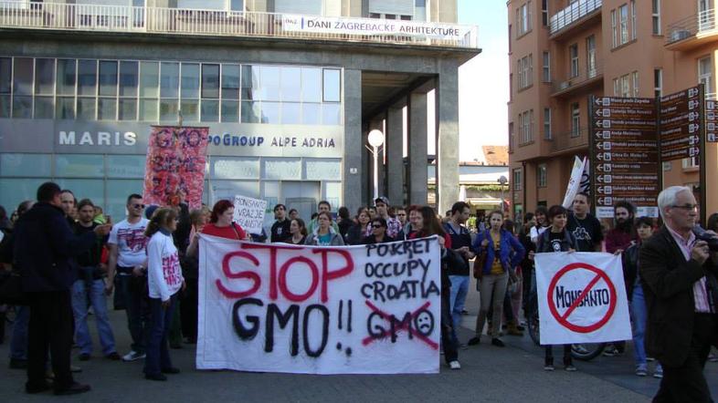 Protest v Zagrebu