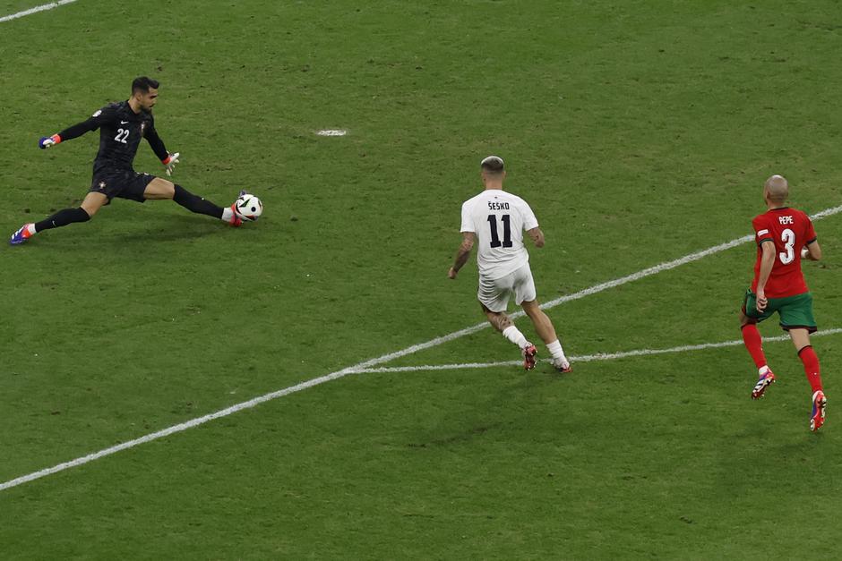 Benjamin Šeško Slovenija osmina finala Euro 2024 | Avtor: Epa