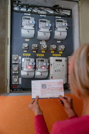 elektro števec, položnica za elektriko
