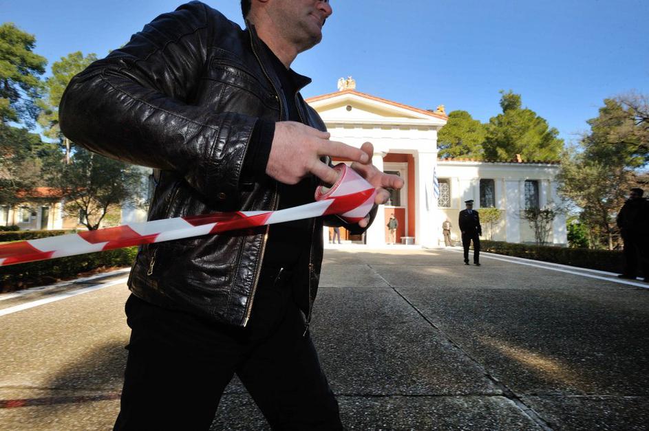 Rop v olimpijskega muzeja v Grčiji