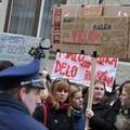 Študenti so zaradi malega dela že protestirali. (Foto: Anže Petkovšek)