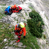 Reševanje, gorski reševalci, fotografija je simbolična