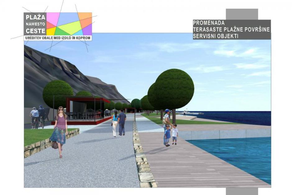 Obalna cesta Koper Izola | Avtor: Občini Koper/Izola