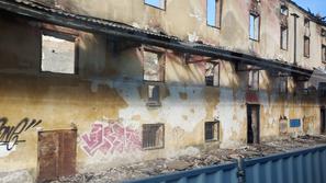 Majdičev mlin, Kranj, po požaru,