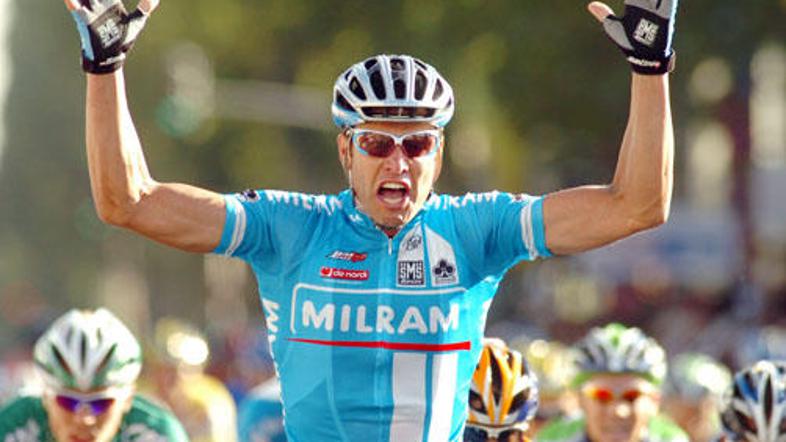 Alessandro Petacchi je do zdaj nastopal za moštvo Milram.
