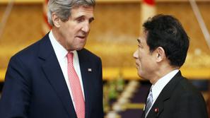 John Kerry Fumio Kishida
