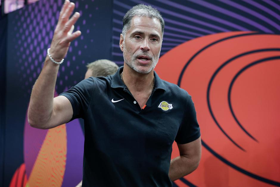 trening košarkarske reprezentance slovenije, Rob Pelinka | Avtor: Saša Despot