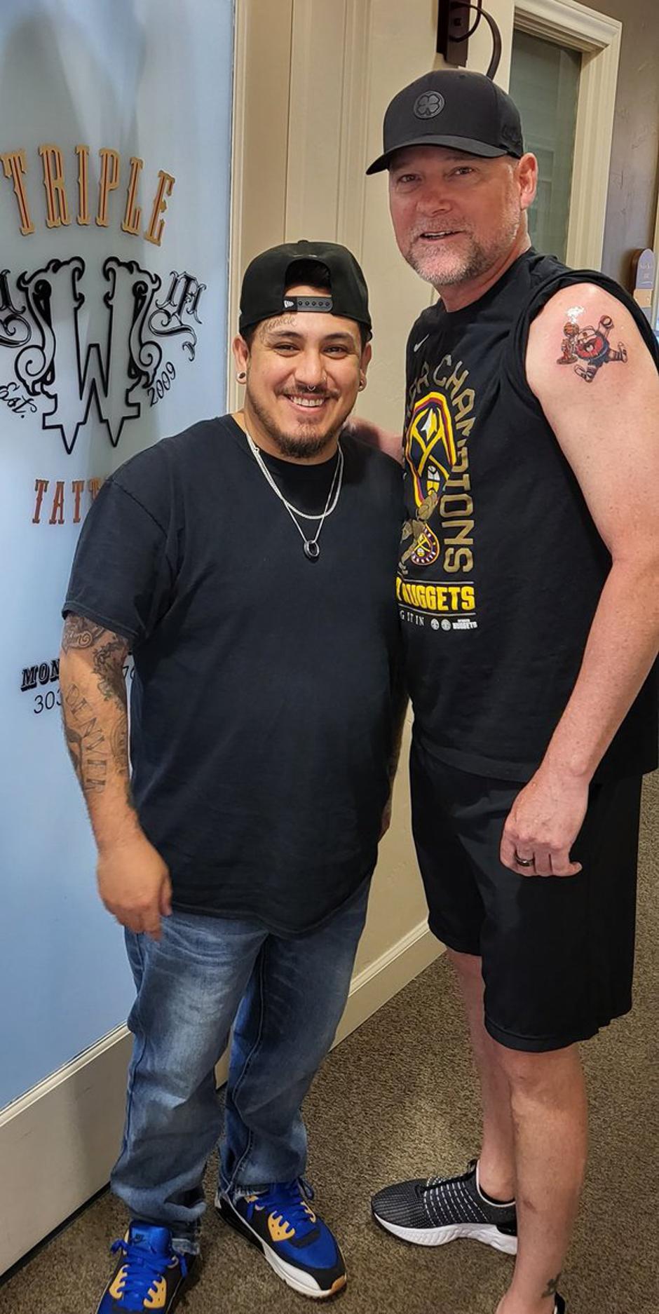 Micahel Malone tetovaža | Avtor: Reševalni pas/Twitter