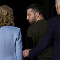 Volodimir Zelenski, Joe in Jill Biden