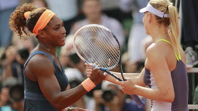 Marija Šarapova Serena Williams OP Francije finale