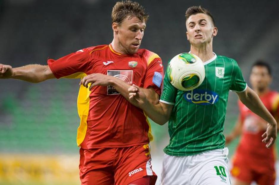 Olimpija Ljubljana Rudar Velenje Prva liga prvenstvo Stožice Šporar Knezović | Avtor: SPS/nkolimpija.si