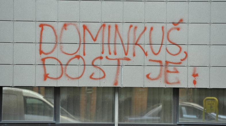 Grafiti na ministrstvu