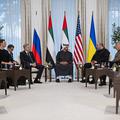 trilateralna pogajanja Abu Dhabi ruska, ukrajinska in ameriška stran