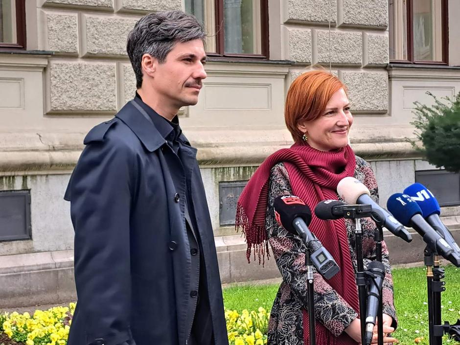 Luka Mesec Asta Vrečko | Avtor: Žurnal24 