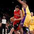 NBA Los Angles Lakers Raptors Bargnani Bynum