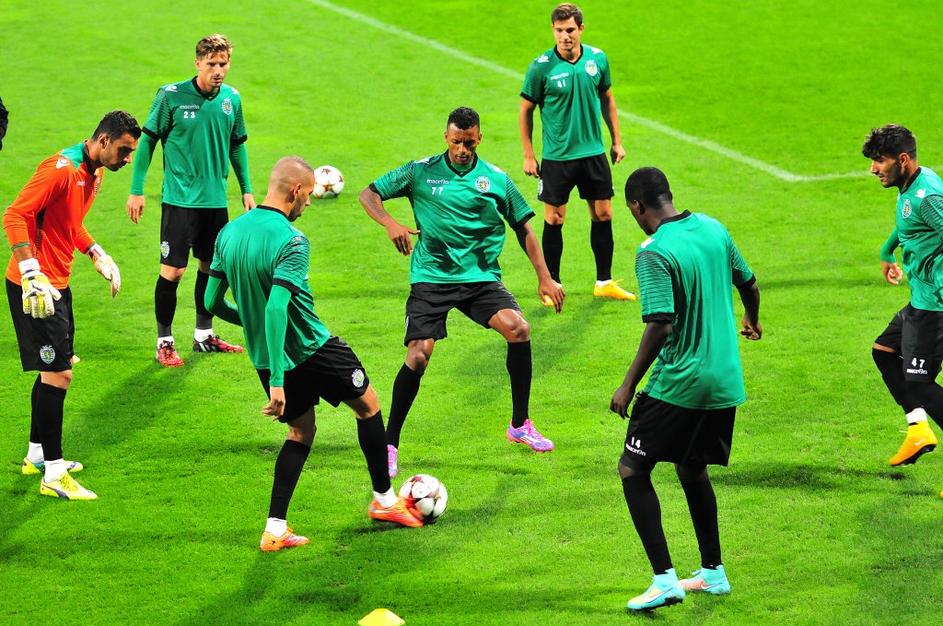 Sporting Lizbona Maribor Liga prvakov trening