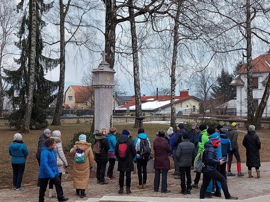 France Prešeren, Kranj, Prešernov gaj, grob