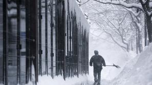 Sneg v Bostonu