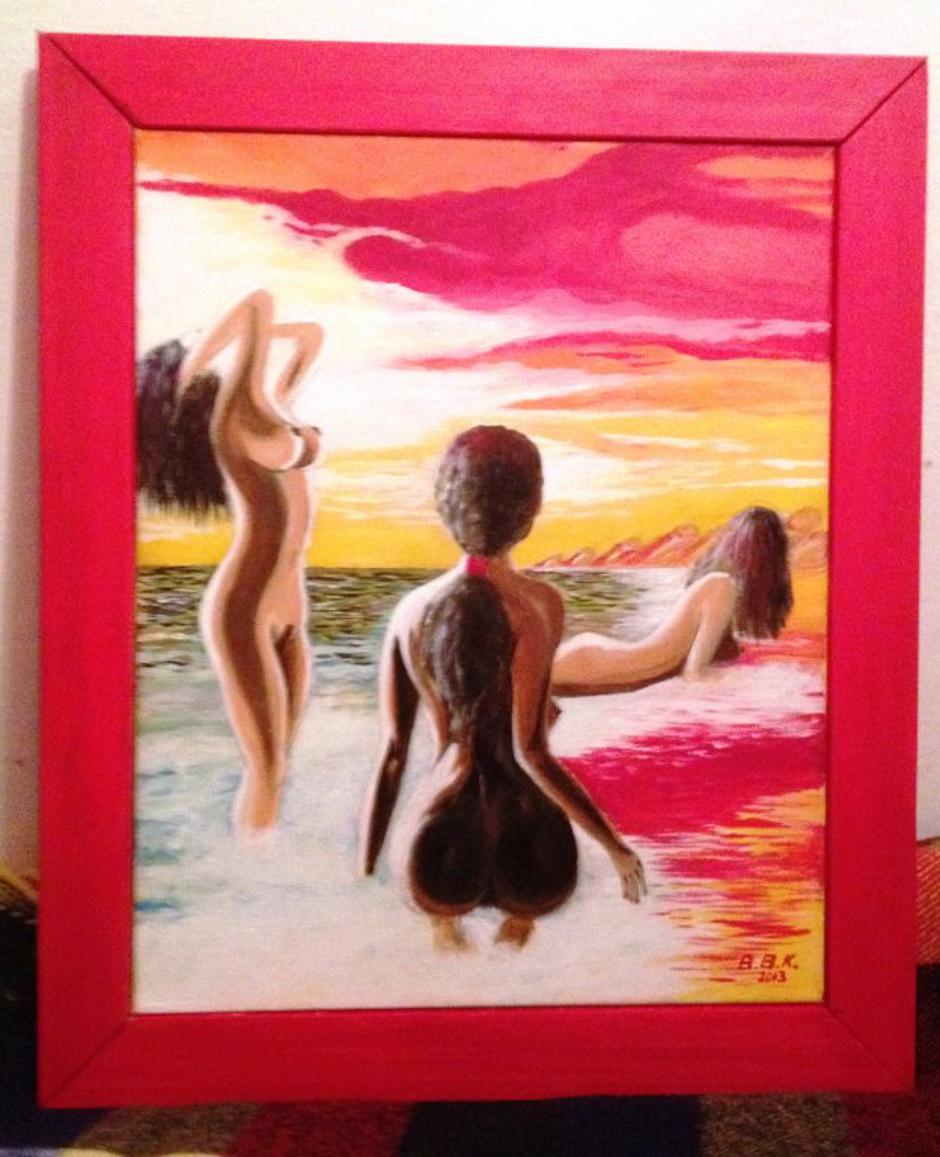 Branko Kastelic, Izlet v mesenosti, slika | Avtor: Andreja Cilenšek