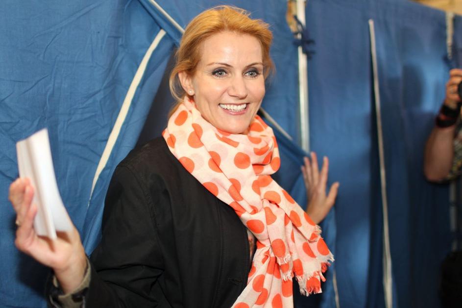 Helle Thorning-Schmidt včeraj.