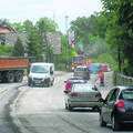 Zaradi obnove Ljubljanske ceste so že včeraj nastajali zastoji, promet skozi Ble