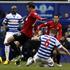 premier liga qpr manchester united van persie clint hill