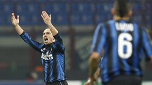 Esteban Cambiasso je rešil svojega trenerja. (Foto: Reuters)