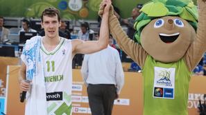 Dragić Lipko Slovenija Francija EuroBasket četrtfinale Stožice Ljubljana