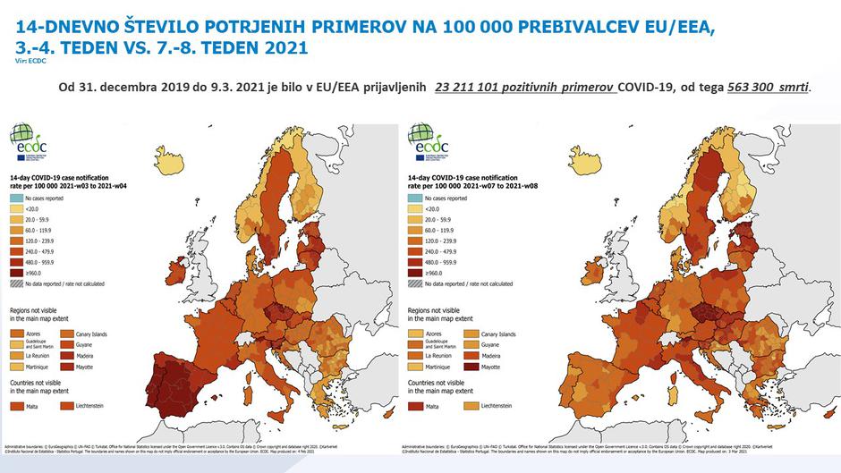 podatki stanje epidemije covid-19 | Avtor: NIJZ