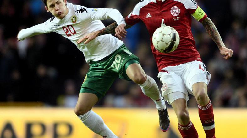 Aleksandar Tonev Daniel Agger Bolgarija Danska