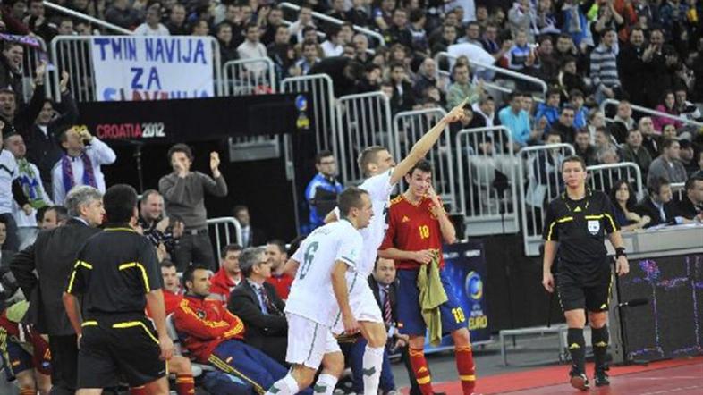 futsal euro 2012 slovenija španija reprezentanca