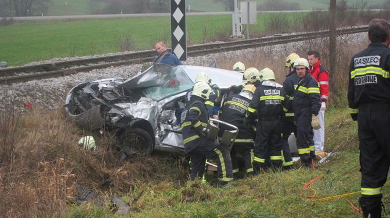 Nesreča na železnici pri Trebnjem