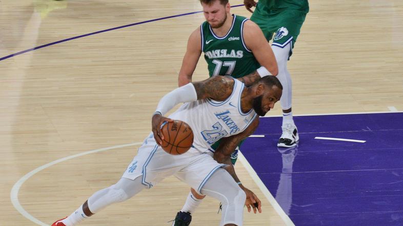 Luka Dončić in LeBron James