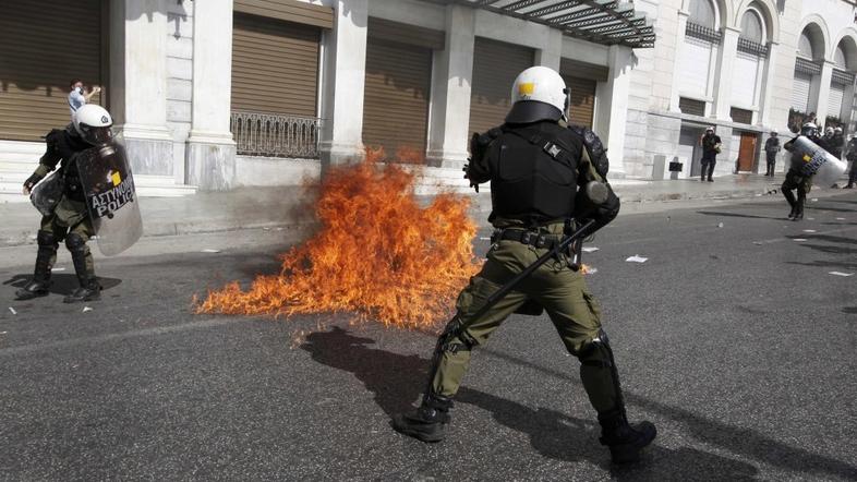 Protesti v Grčiji