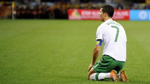 "Pustite me, da trpim sam," je bilo nekaj redkih Ronaldovih besed. (Foto: EPA)