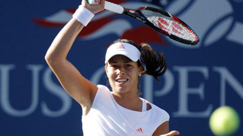 Ana Ivanović, ki se je v prvem kolu proti Veri Duševini še izvleka, je v drugem 